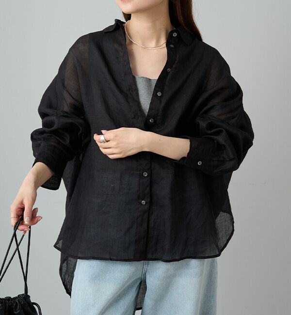  「【新色登場！/リバイバル】ラミーオーバーシャツブラウス」|シャツ・ブラウス|