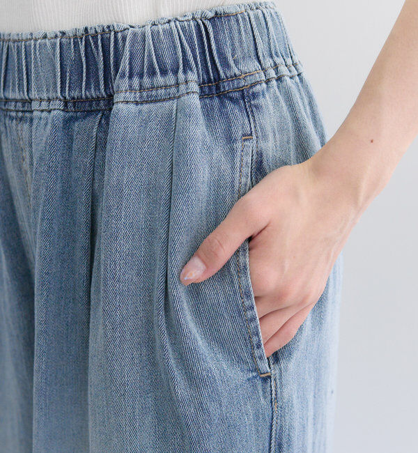  「【25th】綿麻デニムイージーパンツ」|その他|