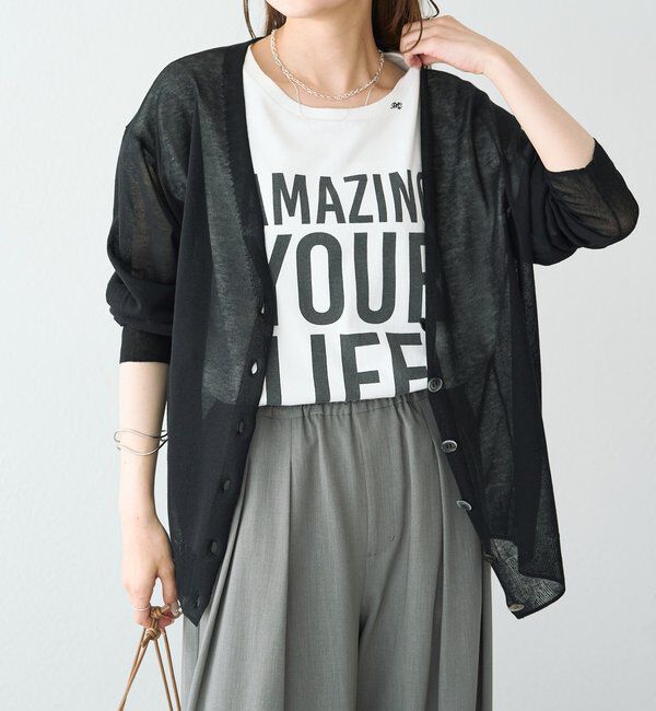  「【日焼け・冷房対策に◎】シアーカーディガン」|カーディガン|