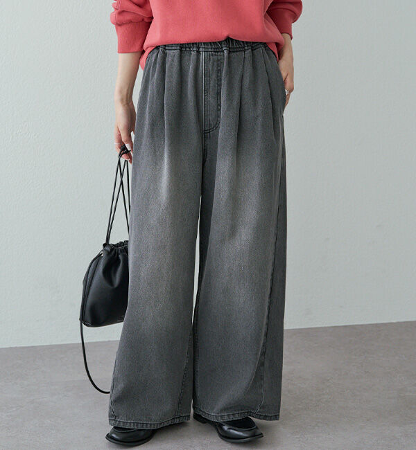  「ヴィンテージライクデニムイージーパンツ」|その他|
