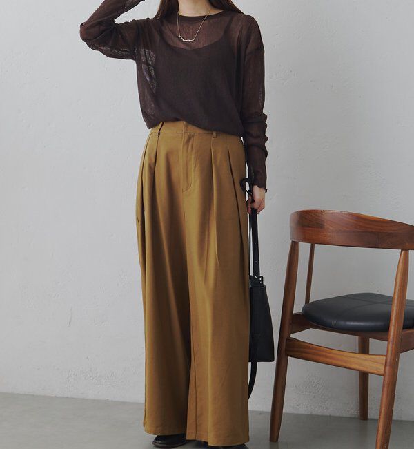  「トリコットメッシュカットソー」|Tシャツ・カットソー|