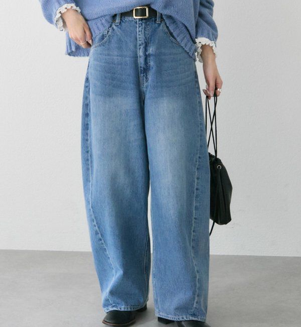  「コーンデニム3Dデニムパンツ」|その他|ブルー