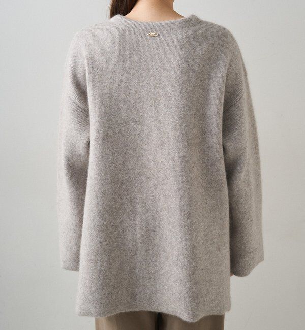  「Wフェイスニットノーカラーハーフコート」|その他|