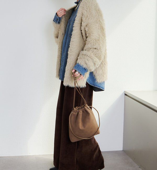  「シャギーニットVネックカーディガン」|カーディガン|