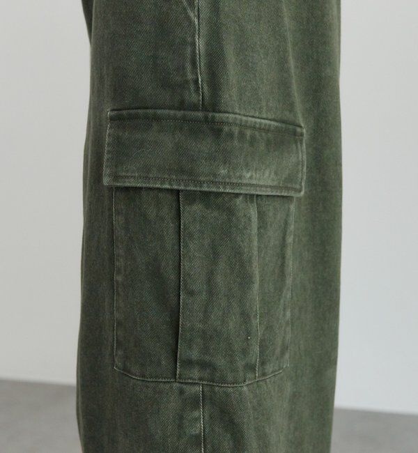  「ヴィンテージライクカーブシルエットカーゴパンツ」|カーゴ|