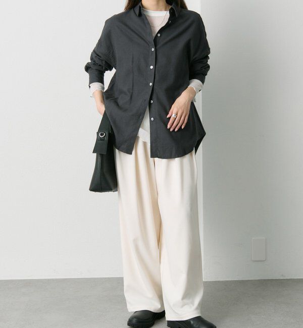  「ウール混ウエストゴムツータックパンツ」|その他|