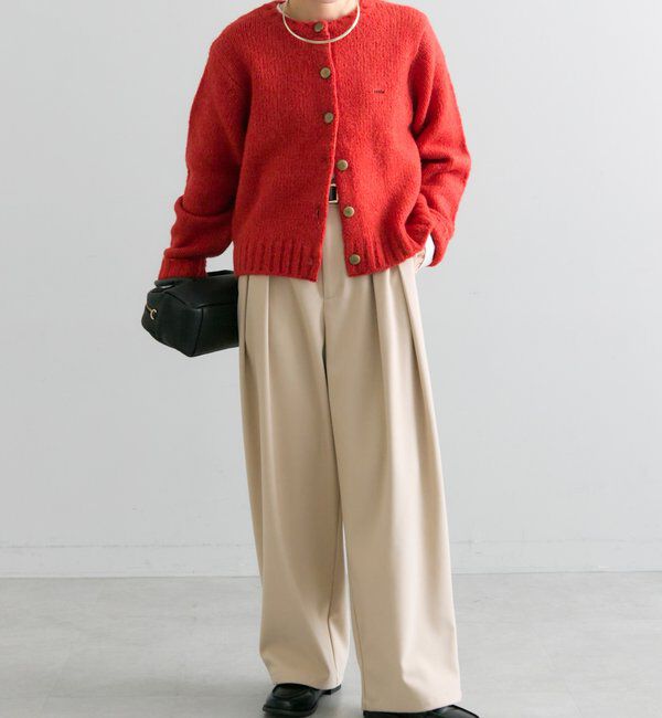  「【2サイズ展開/インフルエンサー企画】ツータック起毛スラックスパンツ」|その他|