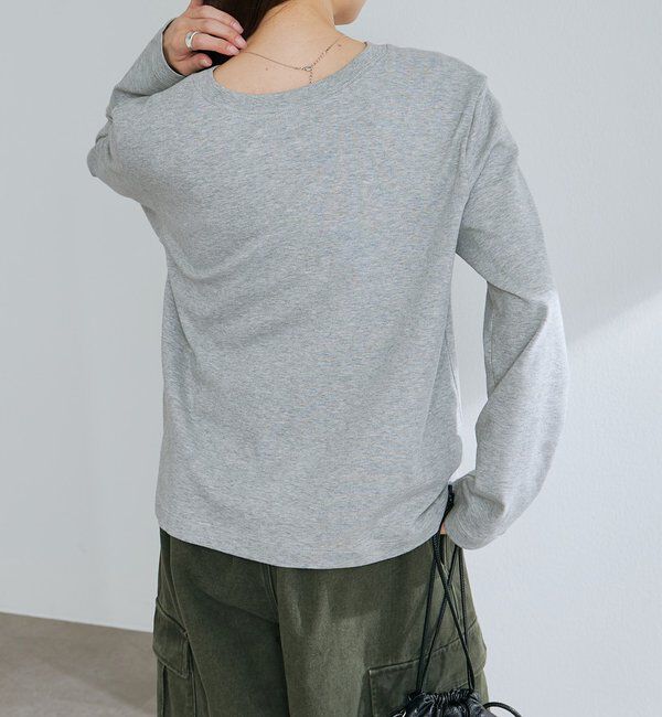  「スムース起毛2WAYヘンリーネックカットソー」|プルオーバー|