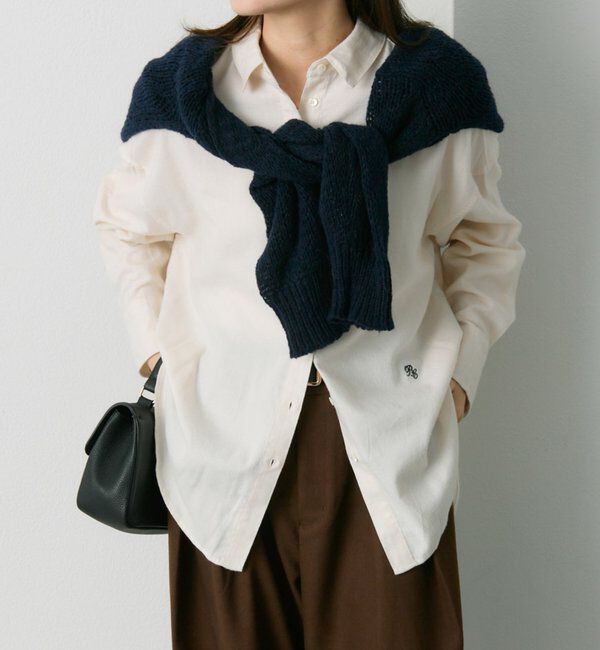  「起毛オーバーシャツブラウス」|シャツ・ブラウス|