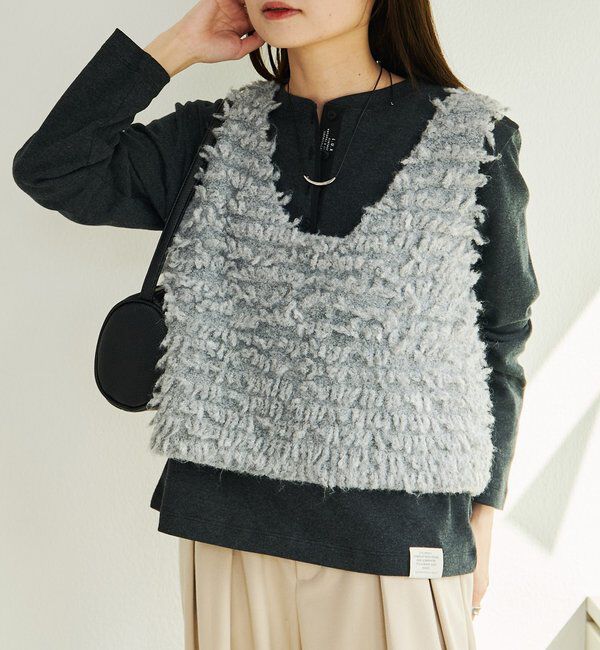  「ループフリンジニットビスチェ」|ニット・セーター|