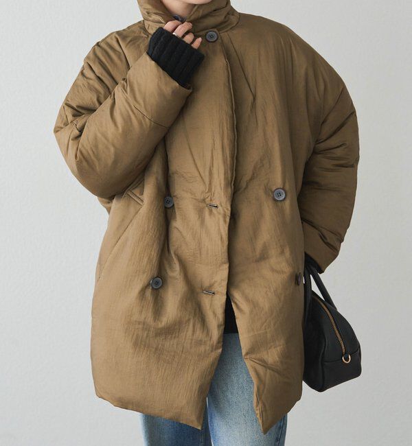  「リサイクルダウンテーラードコート」|ダッフルコート|