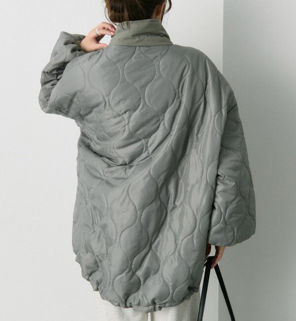  「【WEB限定】リバーシブルスタンドカラーパファージャケット」|テーラードジャケット|