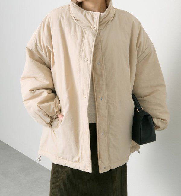  「【WEB限定】リバーシブルスタンドカラーパファージャケット」|テーラードジャケット|