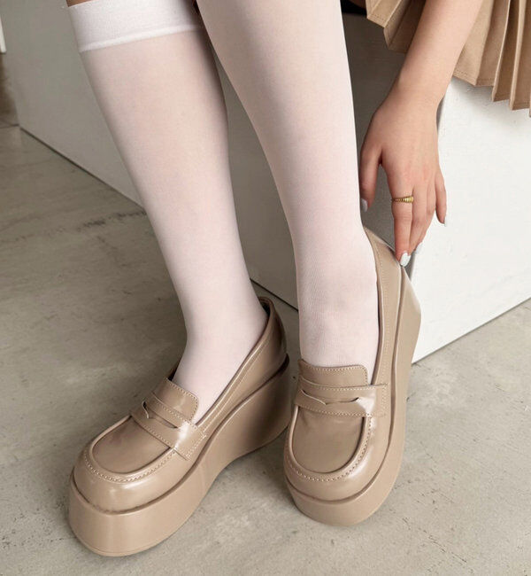  「[SSサイズ追加]マイナス３キロ見えローファー」|その他|