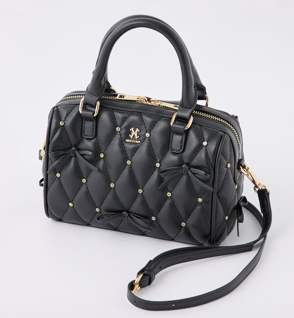  「【リバイバル】リボンビジューボストンバッグ」|ショルダー・メッセンジャー|