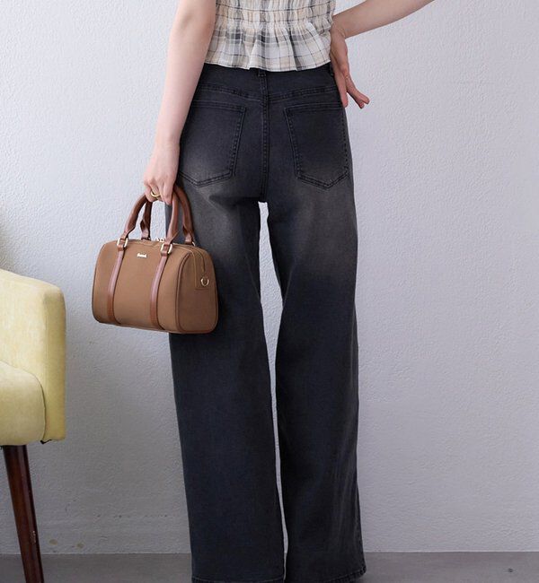  「〈S・Mサイズ展開〉ストレッチワイドデニム」|その他|