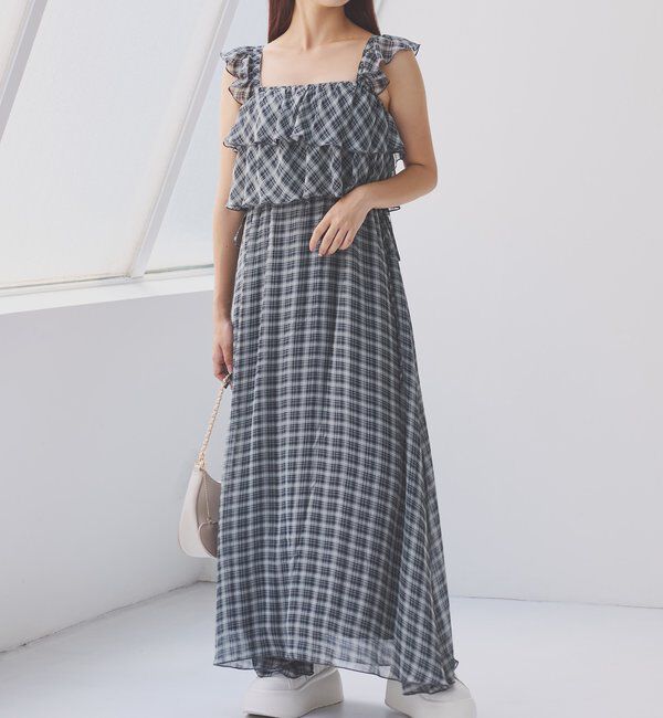  「【天使になれる!?】サイドリボンフリルキャミワンピ」|ワンピース|