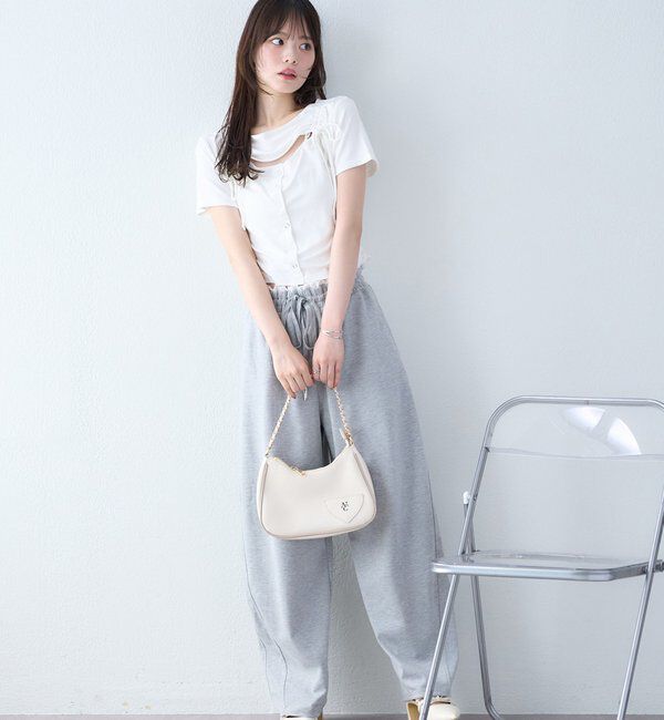  「レーススウェットカーブパンツ」|その他|