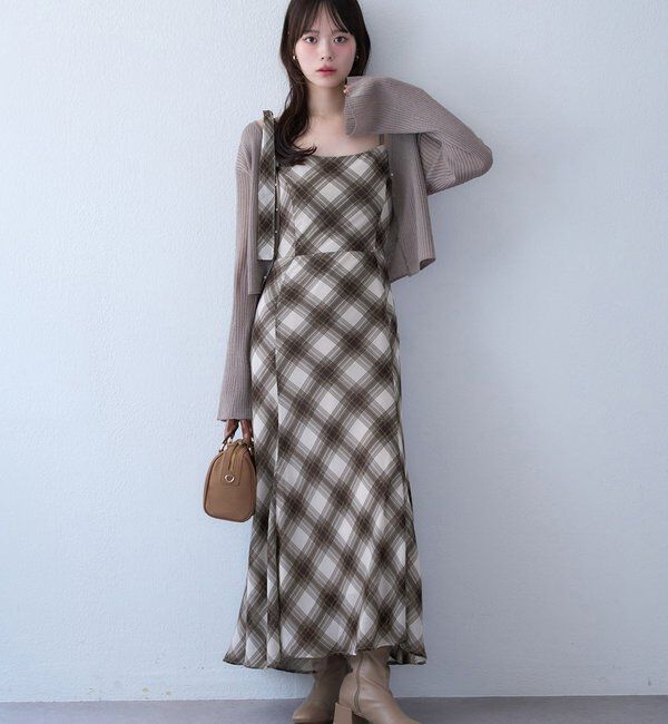  「ビジュー釦ラメシアーカーデ」|ニット・セーター|