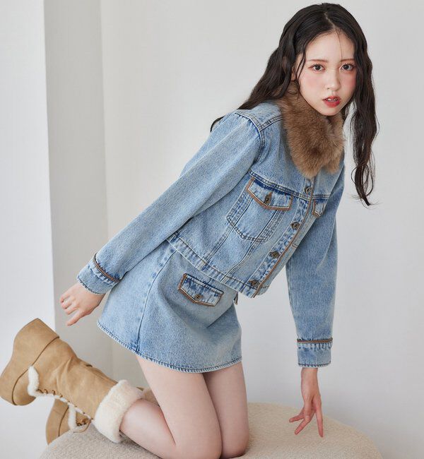  「【即日発送】ベルト付ミニスカート」|スカート|