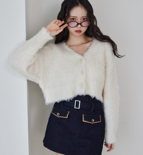  「メリーカールカーディガン」|ニット・セーター|