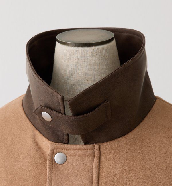  「WEB限定【ロングシーズン活躍！】オーバーサイズ合皮ブルゾン」|ダウンベスト・ベスト|