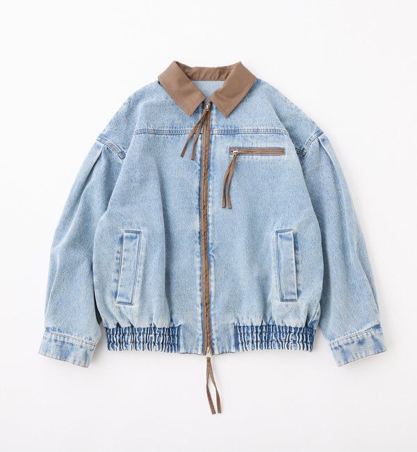  「【WEB限定】セットアップ対応/パイピングジャケット」|ダウンベスト・ベスト|