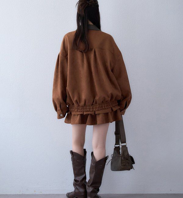  「【WEB限定】セットアップ対応/パイピングジャケット」|ダウンベスト・ベスト|