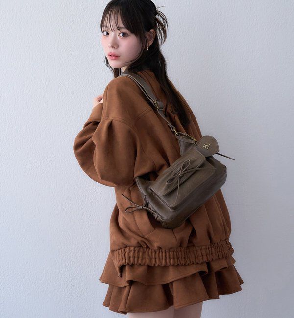  「【WEB限定】セットアップ対応/パイピングジャケット」|ダウンベスト・ベスト|