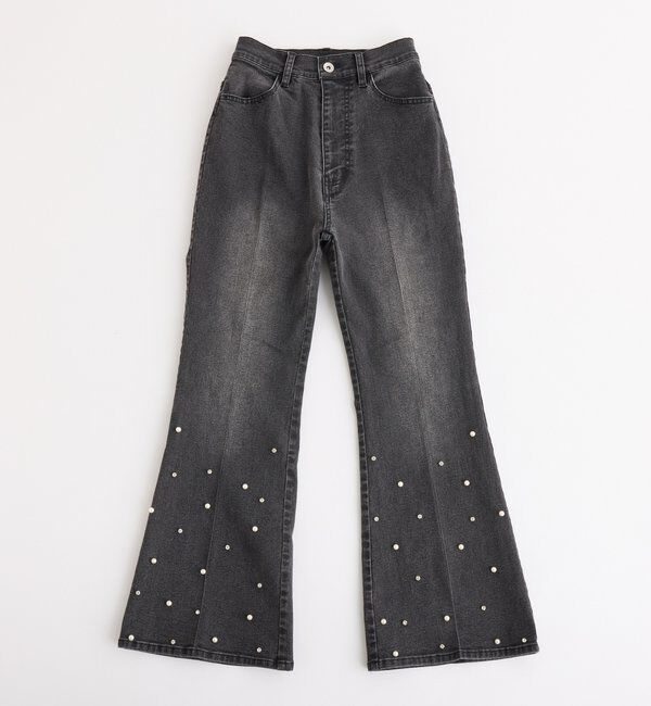  「美脚フレアデニムパンツ」|その他|