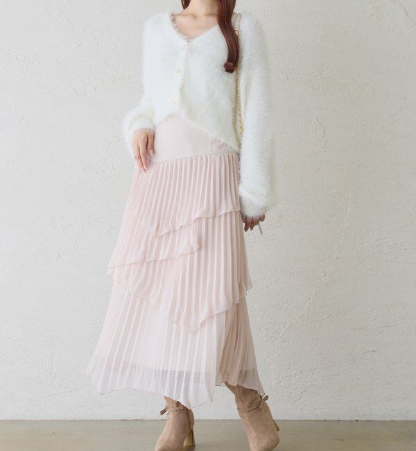 「プリーツティアードスカート」|スカート|