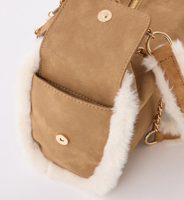  「フェイクムートンエンボスバッグ」|ショルダー・メッセンジャー|