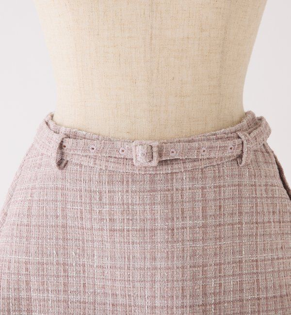  「【LouLoumei】異素材ミックスツイードセットアップ」|ワンピース|