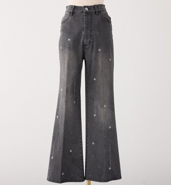  「美脚ラインストーンデニムパンツ」|その他|