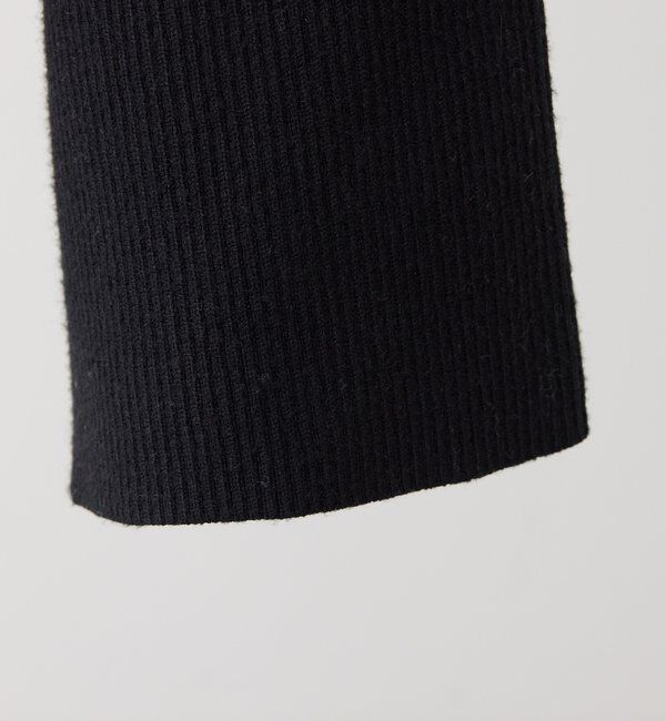  「衿ファーキラキラ釦ニット」|ニット・セーター|