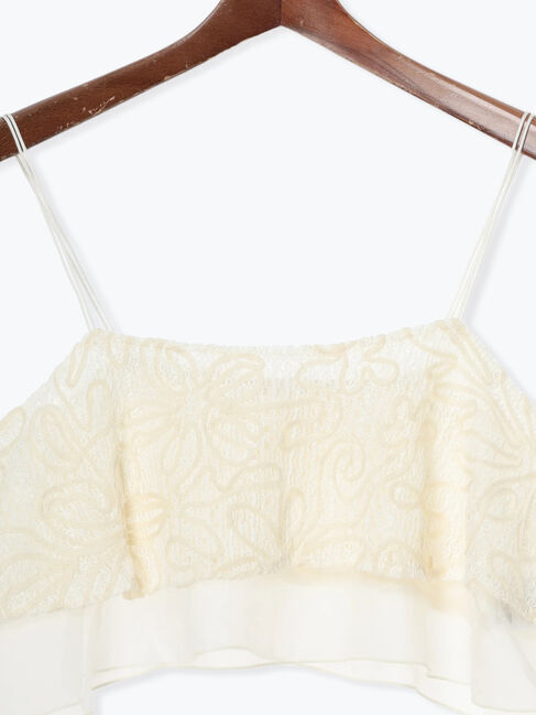 Te chichi「【Atelier Sucre】コードメッシュレースキャミブラウス《2025spring catalog item》」|シャツ・ブラウス|