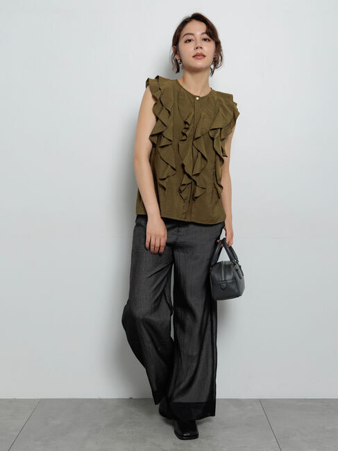 Te chichi「シアーワイドパンツ」|その他|