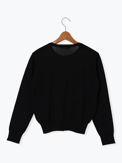 Lugnoncure「シルクタッチクルーカーディガン《2025autumn catalog item》」|カーディガン|