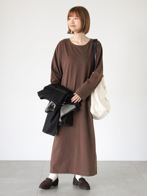 Lugnoncure「クルーネックロングワンピース」|ワンピース|