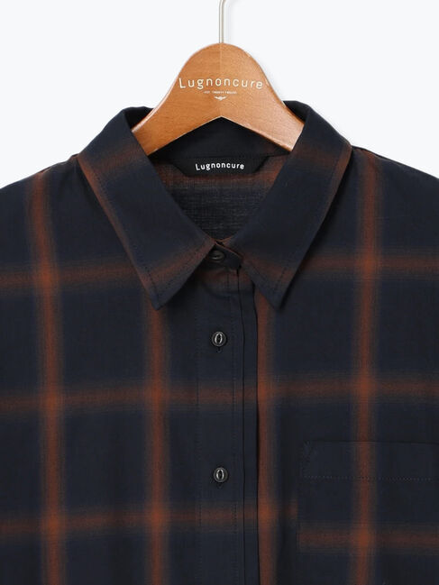 Lugnoncure「チェックオーバーシャツ」|シャツ・ブラウス|