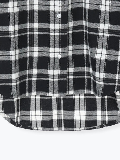 Lugnoncure「柄アソートネルチェックオーバーシャツ」|シャツ・ブラウス|