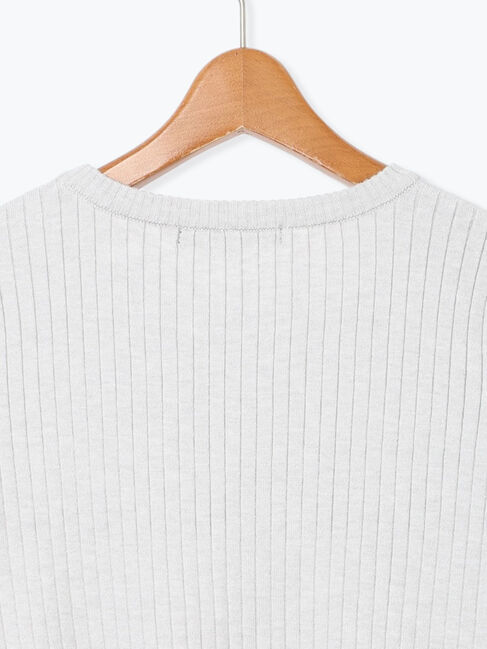 Lugnoncure「配色クルーネックリブニット」|ニット・セーター|