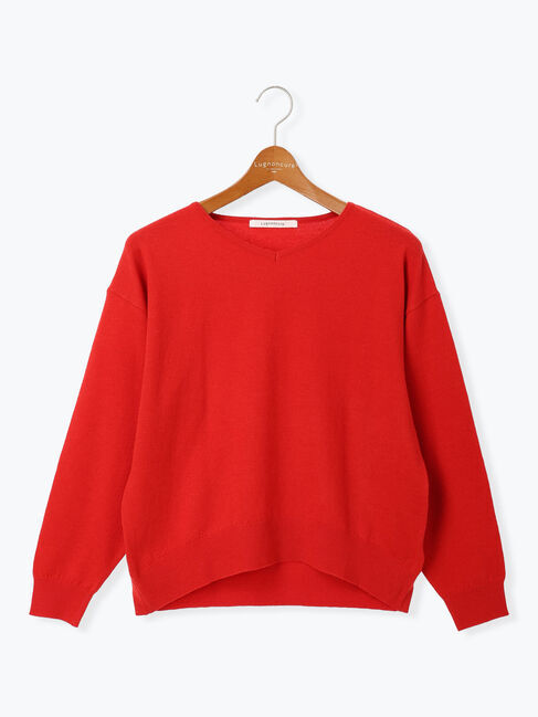 Lugnoncure「もちもちVネックニット」|ニット・セーター|