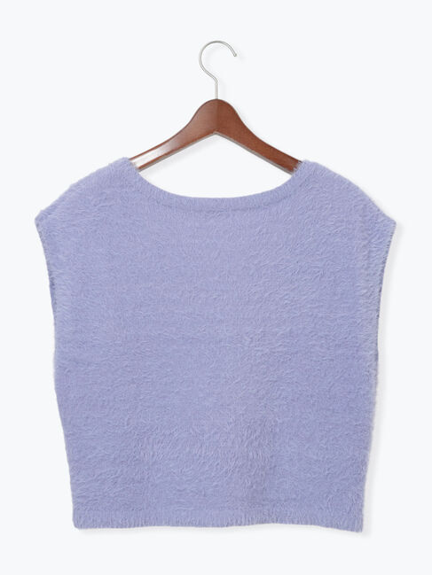 Te chichi TERRASSE「シャギーVネックベスト」|ニット・セーター|