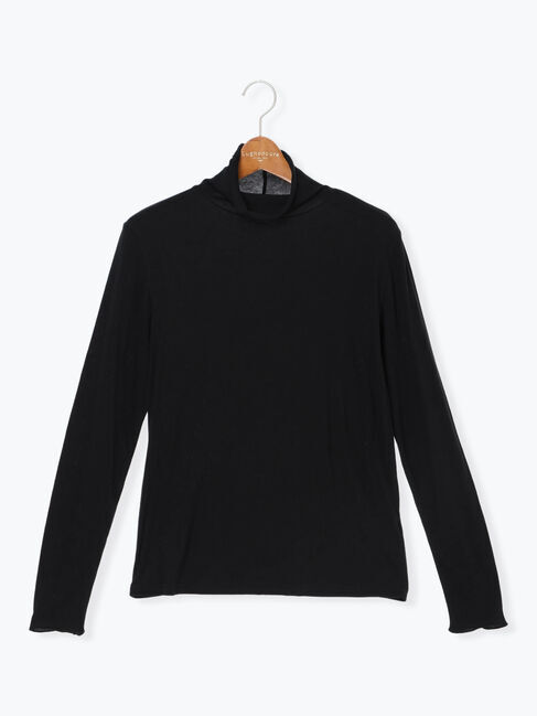 Lugnoncure「シフォン天竺ハイネックトップス」|その他|