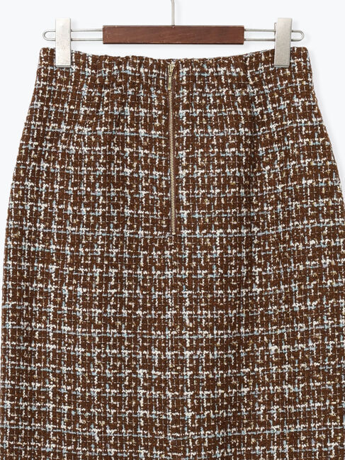 Te chichi「ツィードロングナロースカート《2025winter catalog item》」|スカート|