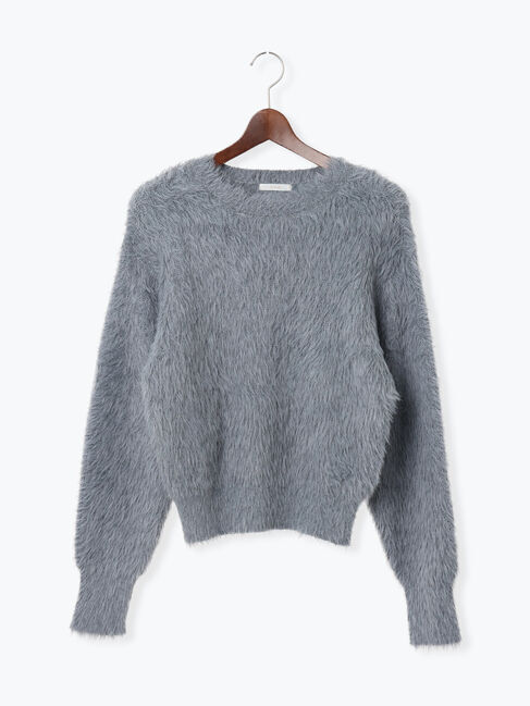 Te chichi「シャギーヤーンロングスリーブニット」|ニット・セーター|