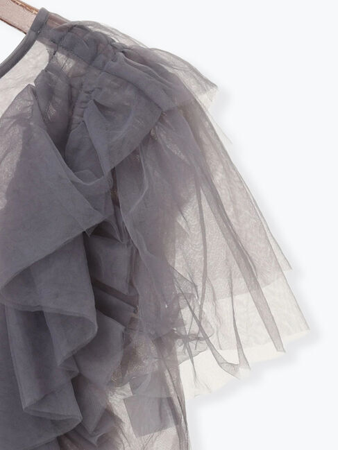 Te chichi「【セレモニーアイテム】チュールフリルレイヤードボレロ」|シャツ・ブラウス|