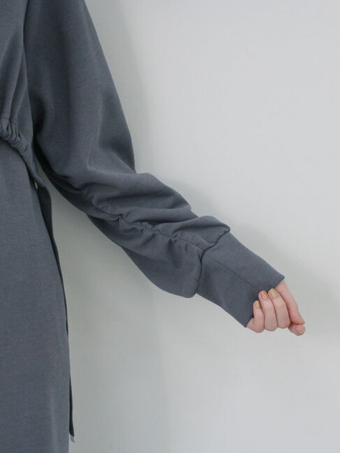 Samansa Mos2 blue「クロップドレイヤードワンピース」|ワンピース|