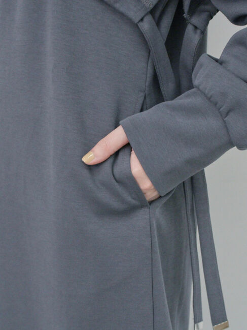 Samansa Mos2 blue「クロップドレイヤードワンピース」|ワンピース|